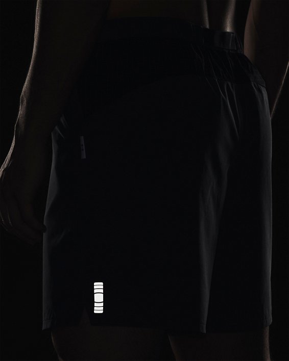 Men's UA Iso-Chill Trek Amphib 2-in-1 Shorts, Gray, pdpMainDesktop image number 3